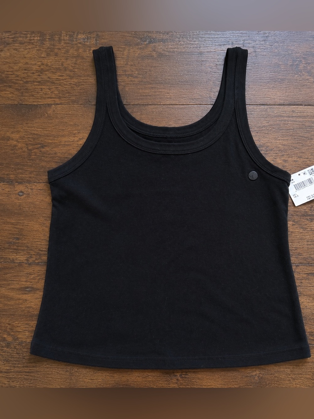 American Eagle Outfitters Black Scoop Neck Tank